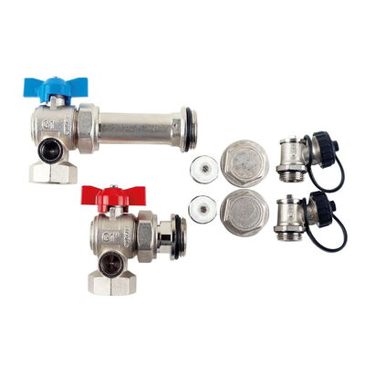 Anschlussgarnitur für Edelstahlverteiler Primärabsperrung TT-AGEs ¾"
