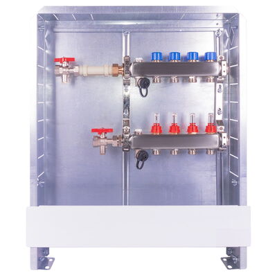 Vormontierte Verteilerstationen TT-WMZw ¾" Unterputz