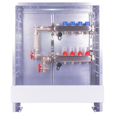 Vormontierte Verteilerstationen TT-WMZr ¾" Unterputz