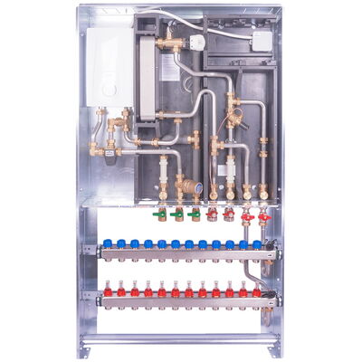 Flat HIU station with reheating BA-FNE