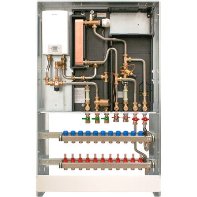 Flat HIU station with reheating BA-FNE