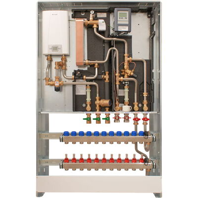 Flat HIU station with reheating BE-FNE