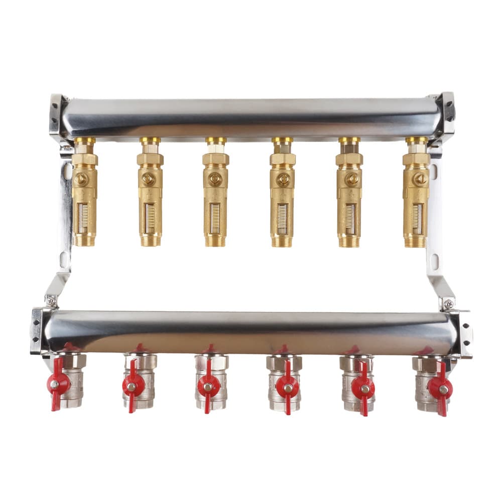 Industrieverteiler IN-KHF mit Durchflussmengenmessern