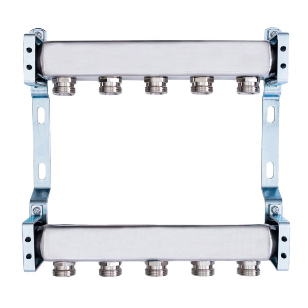 Heizkörperverteiler VA-HK mit Eurokonus-Nippeln