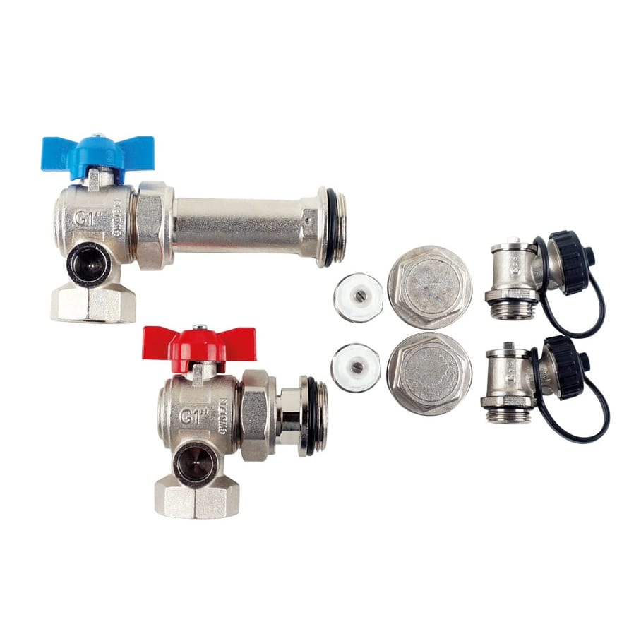 Anschlussgarnitur für Edelstahlverteiler Primärabsperrung TT-AGEs ¾"