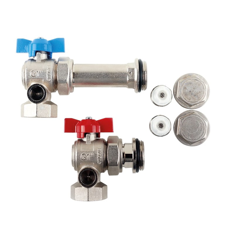 Anschlussgarnitur für Edelstahlverteiler Primärabsperrung TT-AGs ¾"