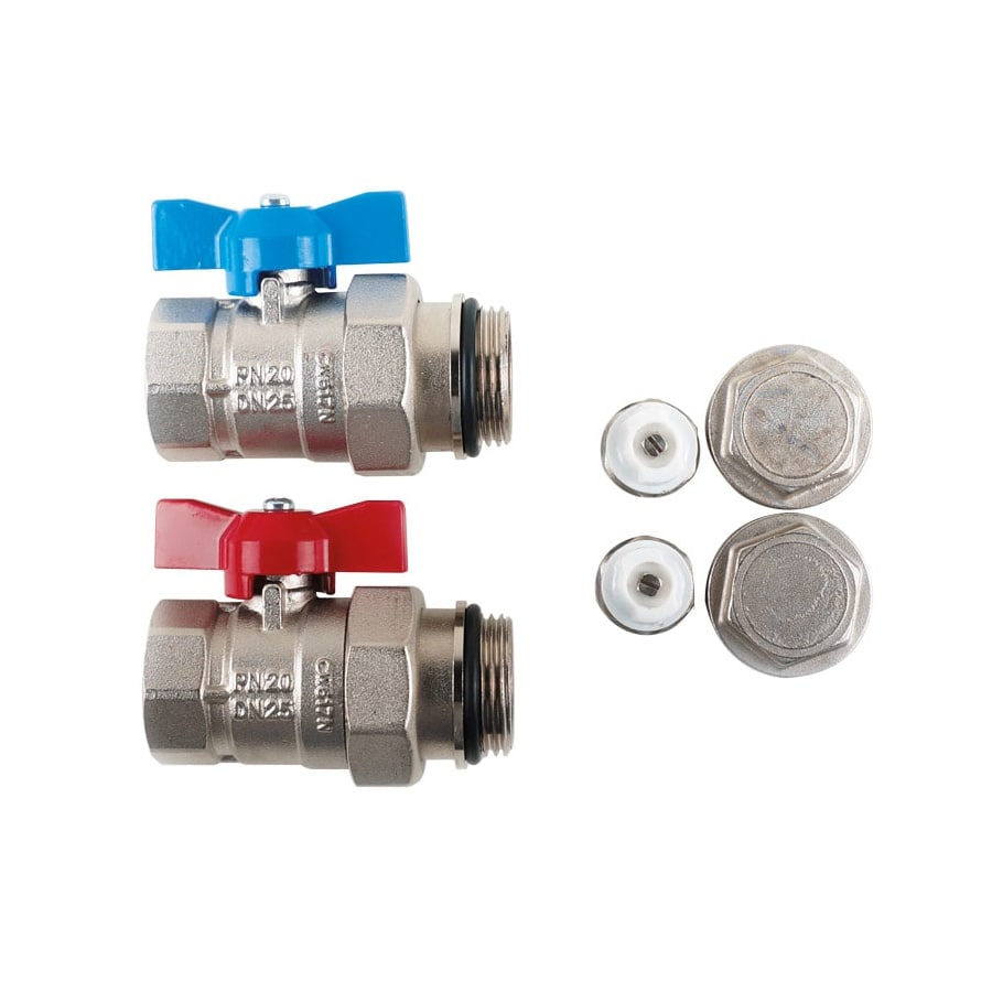 Anschlussgarnitur für Edelstahlverteiler Primärabsperrung TT-AGw 1"