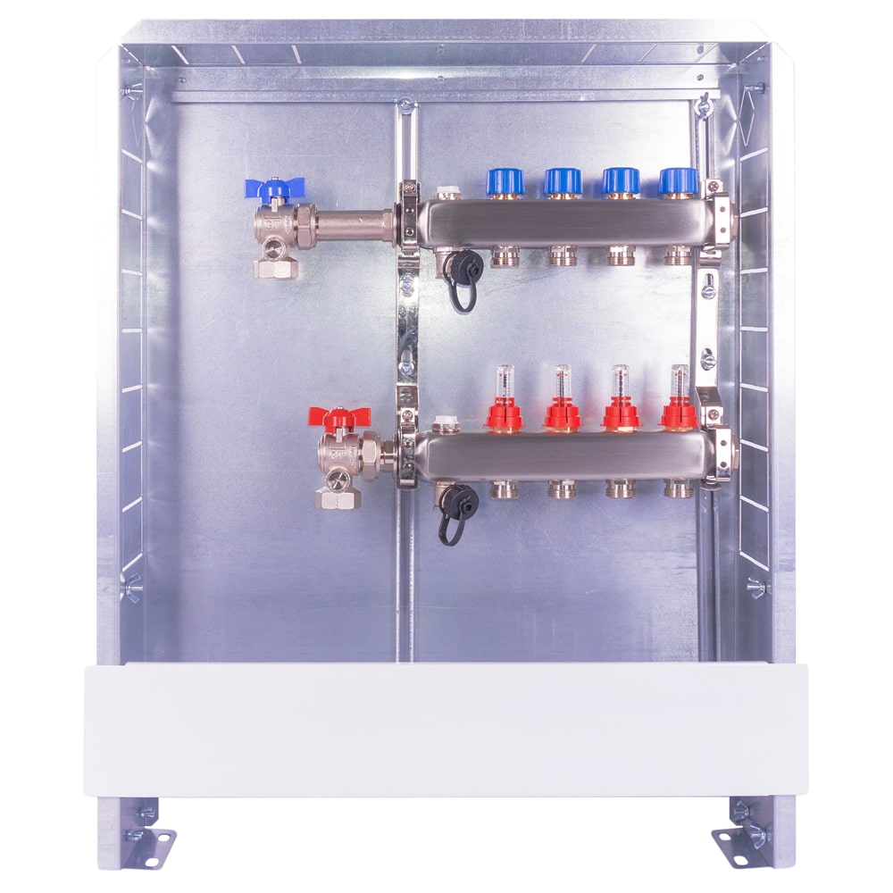Pre-assembled manifold station TT-AGEs ¾" flush-mounted