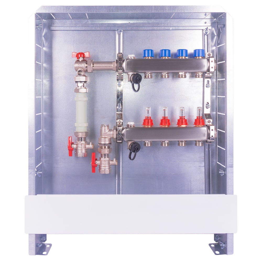 Vormontierte Verteilerstationen TT-WMZs 1" 130 Unterputz