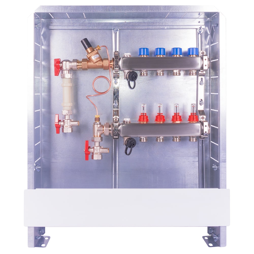 Vormontierte Verteilerstationen TT-WMZs ¾" DI Unterputz