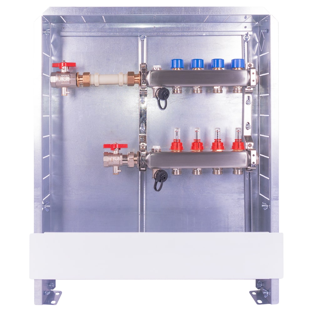 Vormontierte Verteilerstationen TT-WMZw 1" 110 Unterputz