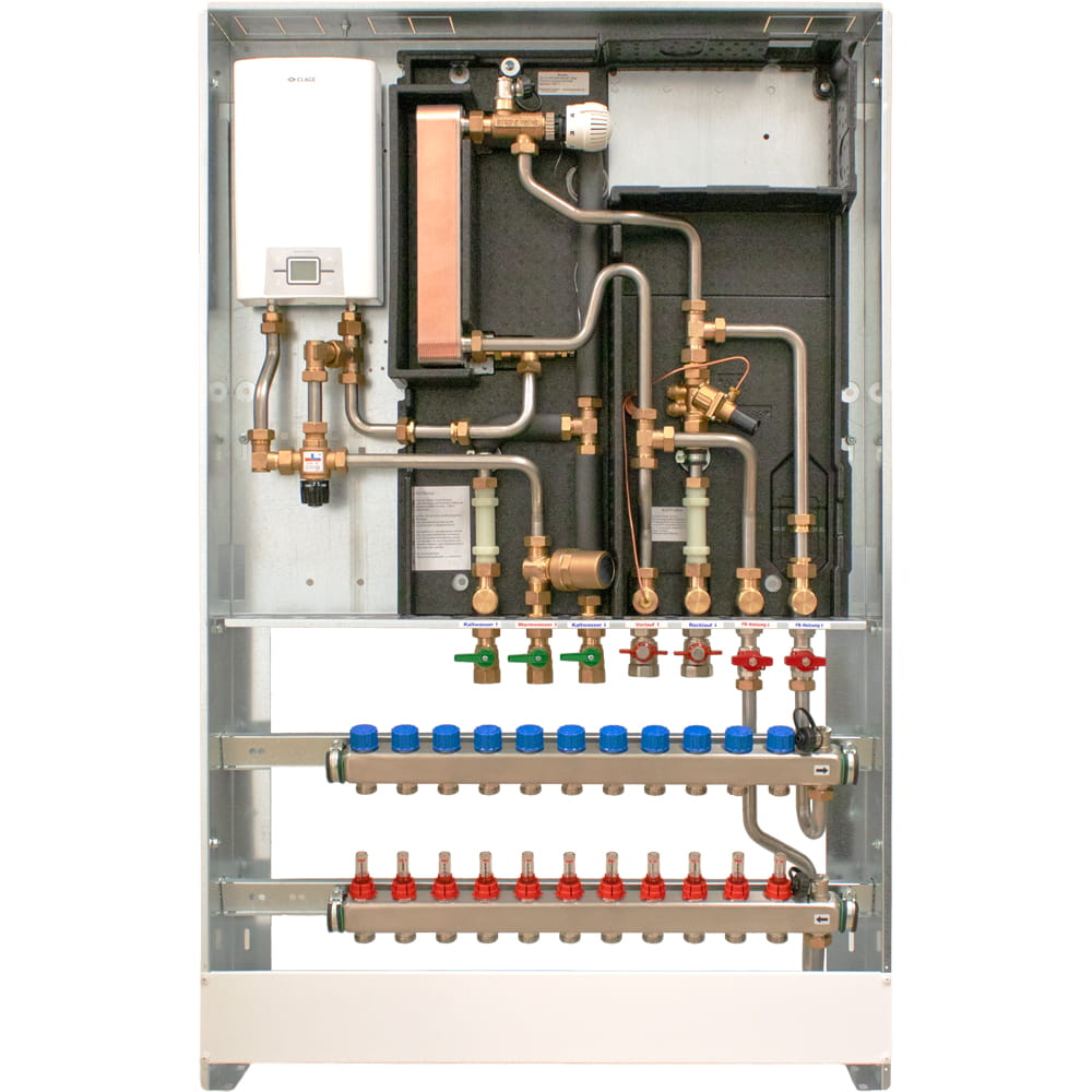 Flat HIU station with reheating BA-FNE